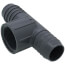 1-1/4" Barbed PVC Tee (Insert x Insert x FIPT)