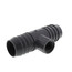 1-1/4" x 1-1/4" x 1/2" PVC Barbed Insert Reducing Tee (Insert x Insert x FIPT)