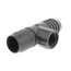 1-1/4" x 1-1/4" x 3/4" PVC Barbed Insert Reducing Tee (Insert x Insert x FIPT)