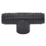 1-1/4" x 1-1/4" x 1" PVC Barbed Insert Reducing Tee (Insert x Insert x FIPT)