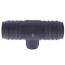 1-1/2" x 1-1/2" x 1/2" PVC Barbed Insert Reducing Tee (Insert x Insert x FIPT)