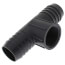 1-1/2" x 1-1/2" x 1-1/4" PVC Barbed Insert Reducing Tee (Insert x Insert x FIPT)