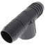 1-1/2" x 1-1/2" x 1-1/4" PVC Barbed Insert Reducing Tee (Insert x Insert x FIPT)