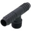 3/4" Barbed PVC Tee (Insert x Insert x MIPT)