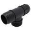 2" Barbed PVC Tee (Insert x Insert x MIPT)