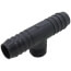 1" x 1" x 3/4" PVC Barbed Insert Reducing Tee (Insert x Insert x MITP)