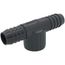 1" PVC Barbed Insert Tee (Insert x Insert x Socket)