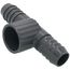 1" PVC Barbed Insert Tee (Insert x Insert x Socket)
