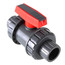 3/4" Gray PVC True Union Ball Valve