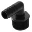 3/8" x 3/4" 90° PVC Insert Reducing Elbow (Insert x MIPT)