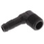 1/2" x 3/8" Polypropylene Spiral Barb 90° Elbow (MIPT x Spiral Barb)
