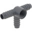 3/4" x 3/4" PVC Barbed Insert Side Outlet Tee (Insert x FIPT)