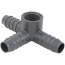 3/4" x 3/4" PVC Barbed Insert Side Outlet Tee (Insert x FIPT)