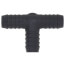 1" x 1/2" PVC Barbed Insert Reducing Side Outlet Tee (Insert x FIPT)