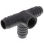 1" x 3/4" PVC Barbed Insert Reducing Side Outlet Tee (Insert x FIPT)