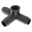 1" x 3/4" PVC Barbed Insert Reducing Side Outlet Tee (Insert x FIPT)