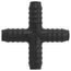 3/4" PVC Barbed Insert Cross (Insert x Insert x Insert x Insert)