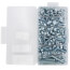 1/4"-20 Assorted Slotted Truss Head Stove Bolt Screw Kit w/ Hex Nuts