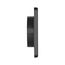 4" Black Plastic Louvered Wall Exhaust Vent