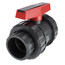 2-1/2" Gray PVC True Union Ball Valve