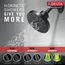 Nicoli Monitor 14 Series H2okinetic Shower (Matte Black), 142749-BL