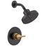 Nicoli Monitor 14 Series Shower Only (Matte Black/Champagne Bronze), 142749-GZ