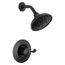 14 Series Shower Trim w/ Rough (Matte Black), 142897-BL