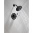 14 Series Shower Trim w/ Rough (Matte Black), 142897-BL