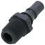 1/4" PVC Barbed Insert Male Adapter (MIPT x Insert)