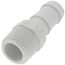 1/2" PVC Barbed Insert Male Adapter w/ 0.580 ID (MIPT x Insert)