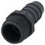 3/4" PVC Barbed Insert Male Hose Adapter (Male Hose x Insert)