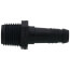 1/2" x 3/8" Polypropylene Spiral Barb Male Adapter (MIPT x Spiral Barb)