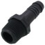 1/2" x 3/8" Polypropylene Spiral Barb Male Adapter (MIPT x Spiral Barb)