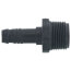 3/4" x 3/8" Polypropylene Spiral Barb Male Adapter (MIPT x Spiral Barb)