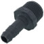 3/4" x 3/8" Polypropylene Spiral Barb Male Adapter (MIPT x Spiral Barb)