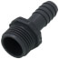 3/4" x 1/2" PVC Barbed Insert Reducing Male Hose Adapter (Male Hose x Insert)