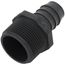 1-1/4" x 1" PVC Barbed Insert Reducing Male Adapter (MIPT x Insert)