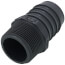 1-1/4" x 1-1/2" PVC Barbed Insert Reducing Male Adapter (MIPT x Insert)