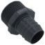 1-1/2" x 1-1/4" PVC Barbed Insert Reducing Male Adapter (MIPT x Insert)