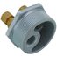 2" NPT x 3/8" x 3/8" 3-Way Tap Duplex Tank Bushing w/ Male Compression Fitting