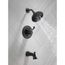 Esato 14 Series Shower Trim w/ Rough (Matte Black), 144897-BL