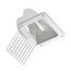 4" White Plastic Recessed Soffit Exhaust Vent w/ Damper & Screen