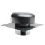5" Galvanized Roof Cap w/ Screen & Flange (No Damper)