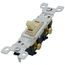 Single-Pole Toggle Light Switch - Ivory (120V)