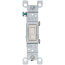 Single-Pole Toggle Light Switch - Light Almond (120V)