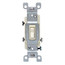 3-Way Toggle Light Switch - Light Almond (120V)