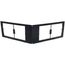 30" x 6" (1) or 12" x 6" (2) Standard Return Air Grill Wall Frame, for Unfiltered Air Flow