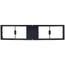 30" x 6" (1) or 12" x 6" (2) Standard Return Air Grill Wall Frame, for Unfiltered Air Flow