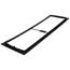 24" x 6" Standard Return Air Grill Wall Frame, for Unfiltered Air Flow