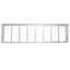 32" x 8" White Baseboard Return Air Grille (657 Series)